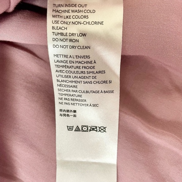 NWT FREE PEOPLE | Payton Paper Bag Faux Leather Skirt in Mauve Swoon - Size 2 - Picture 8 of 10